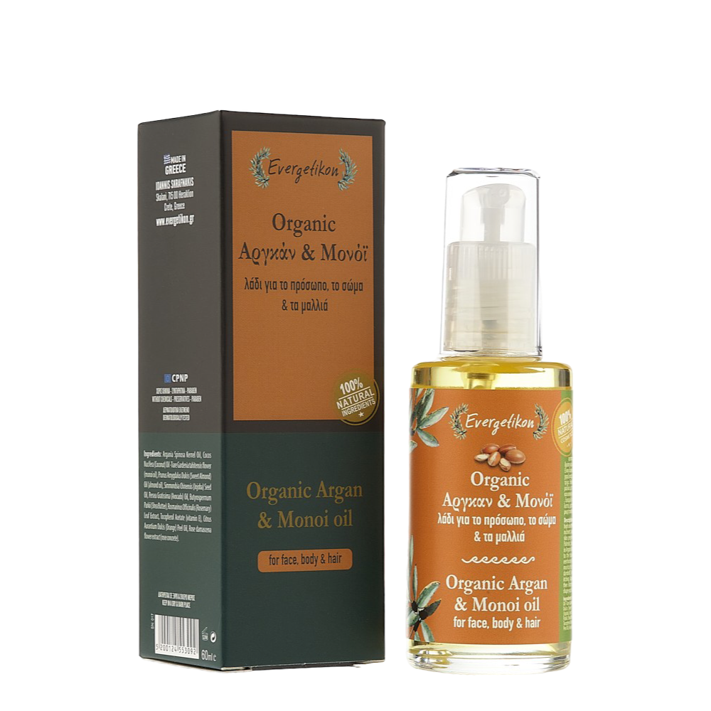 Argan-Monoi olja med Ros concrete