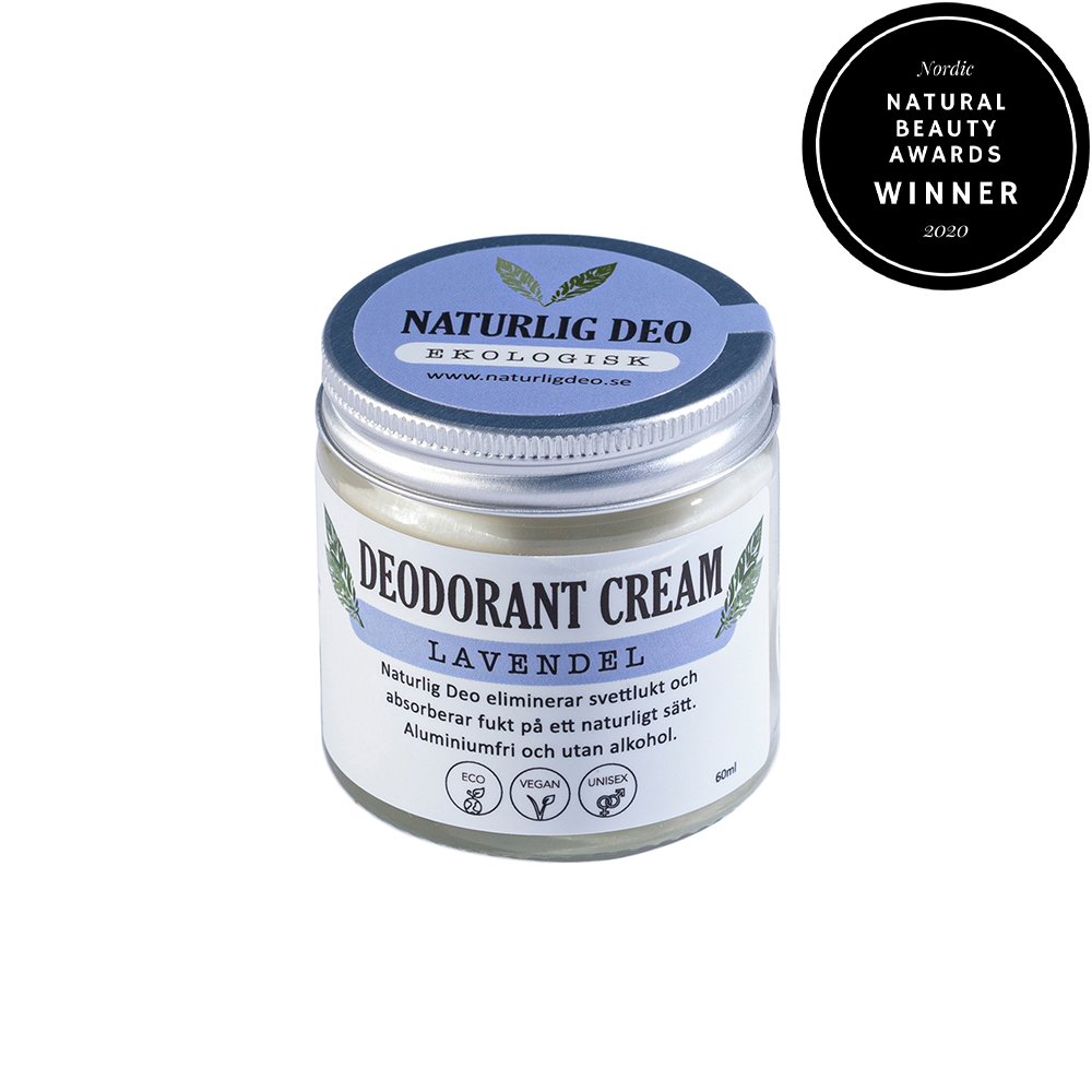 Ekologisk Deodorant Cream Lavendel